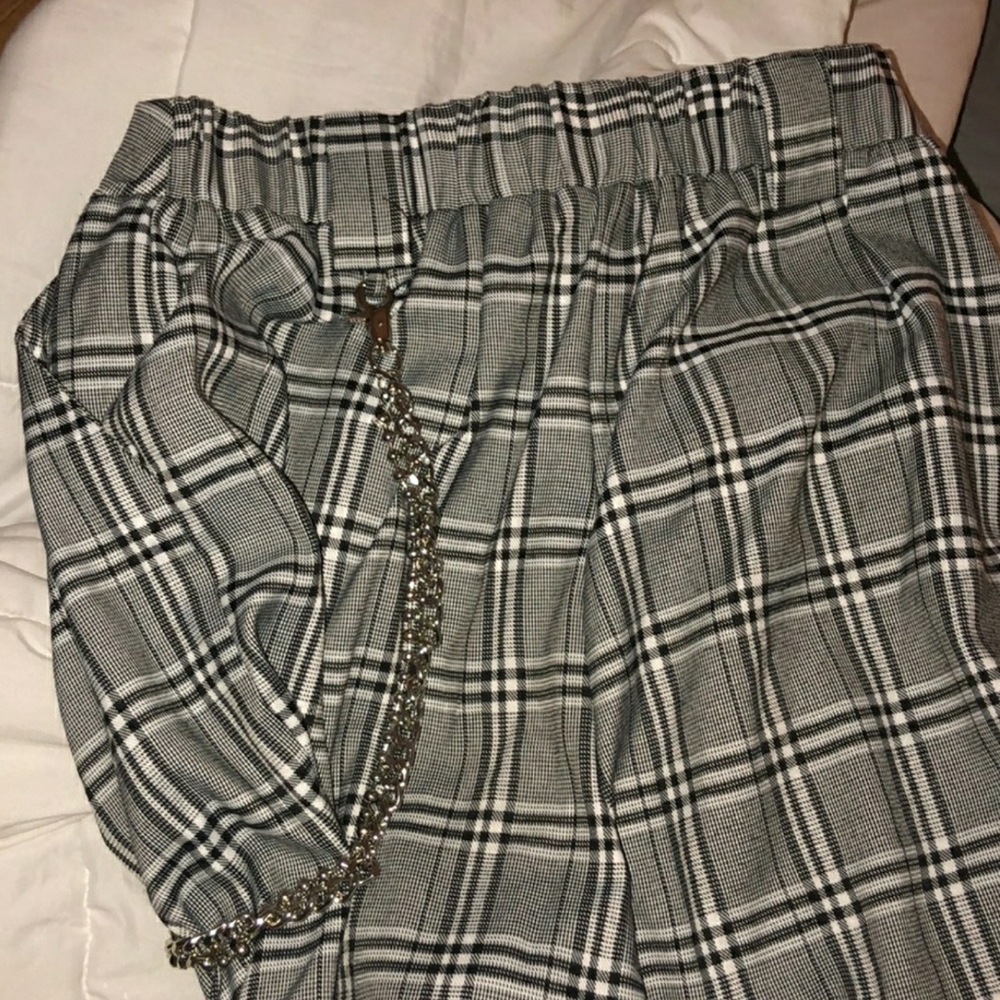 Plaid pants